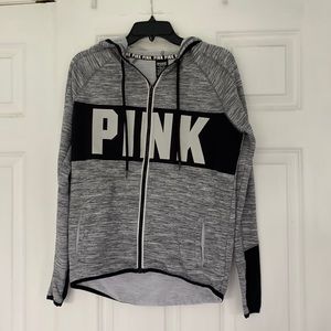 Pink Victoria’s Secret Zip Up Hoodie